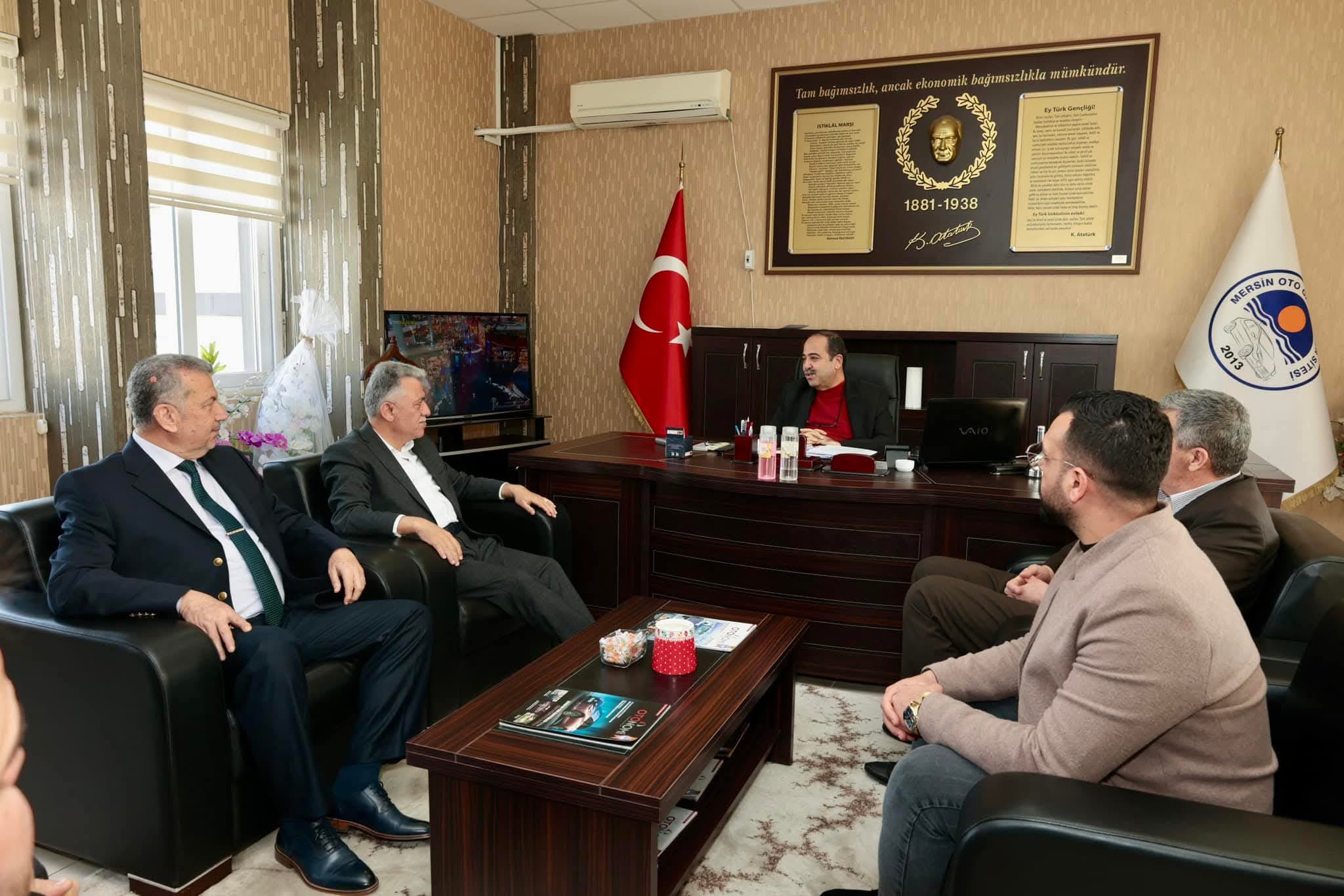 Sayın Dr. Ali Öz ve Heyetinden Yönetim Kurulumuza Ziyaret